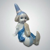 Статуэтка «Клоун с мячом», h=9 см - фото