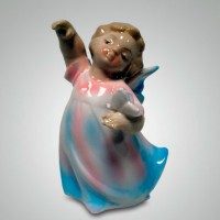 Статуэтка «Девочка-ангелочек»,  h=9 см - фото
