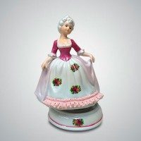 Статуэтка музыкальная «Дама», h=22 см - фото