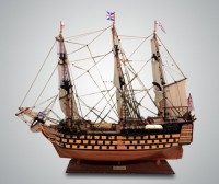 Парусник «HMS Victory Painted», l=85 см - фото