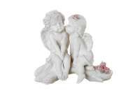 Фигурка «Влюбленные ангелы», коллекция «amore», 13x7x13 см - фото