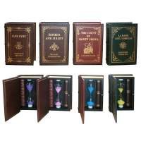 Песочные часы «книга», 15 см - фото