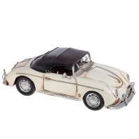 Ретро-автомобиль «1955 White Porsche Speedster», 32х12х10 см - фото