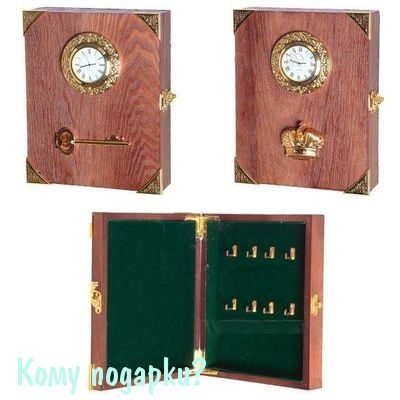 Ключница с композицией «Время», 2 вида, 18x5x22,5 см, - фото