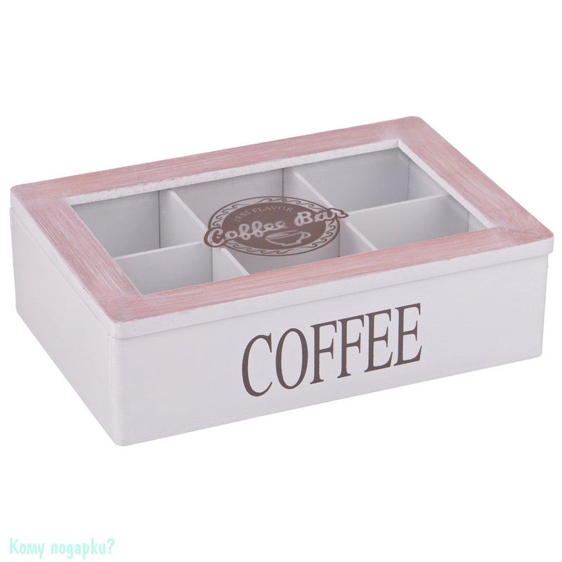 Шкатулка для чая и кофе «Coffee bar», 24х16х6,8 см - фото