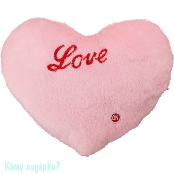 Подушка декоративная сердце «Love», 30х26х10 см, 001 - фото