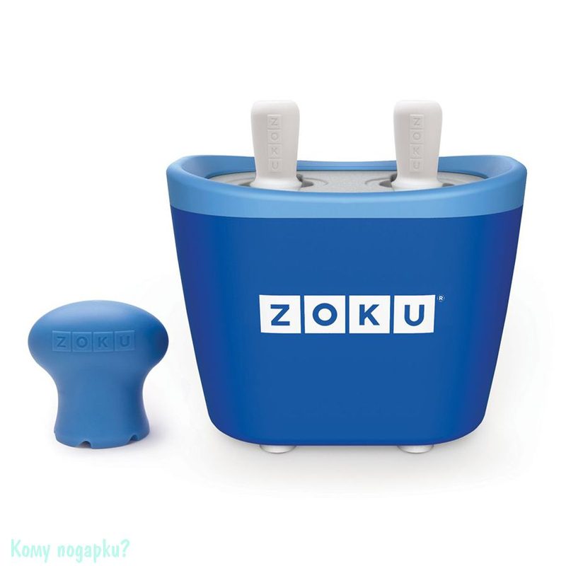 Набор для приготовления мороженого «Duo Quick Pop Maker», синий - фото