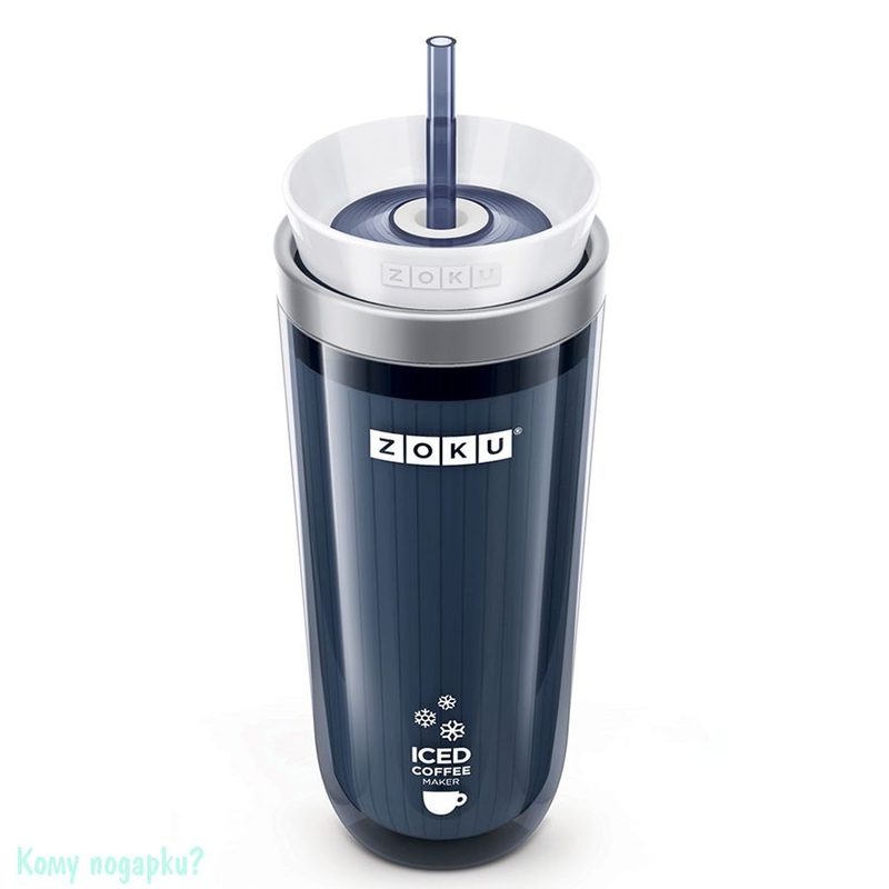 Стакан для охлаждения напитков «Iced Coffee Maker», серый - фото