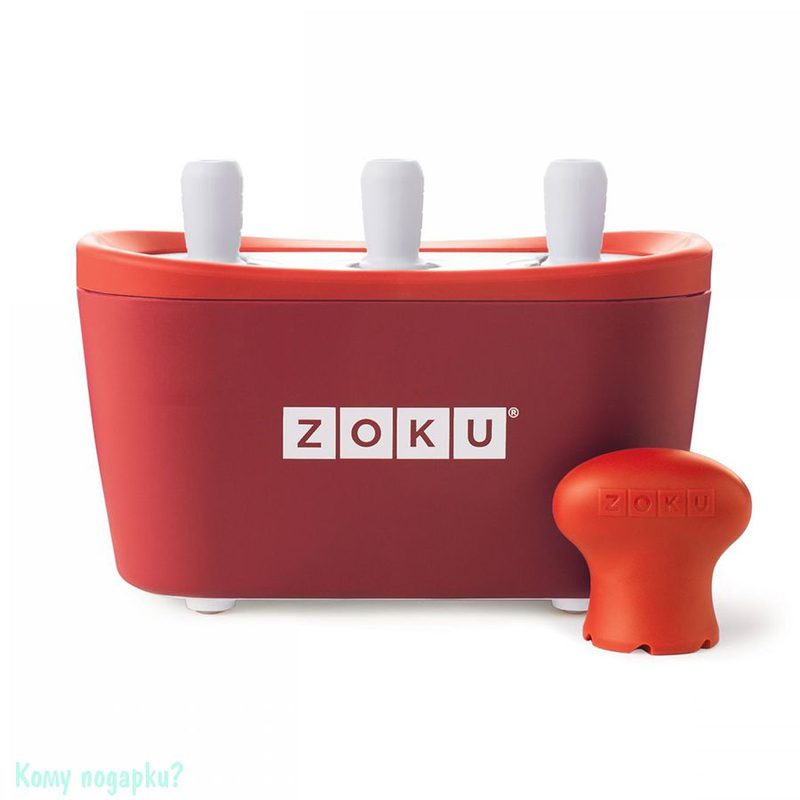 Набор для приготовления мороженого «Triple Quick Pop Maker», красный - фото