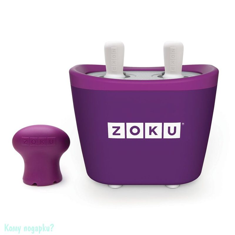Набор для приготовления мороженого «Duo Quick Pop Maker», фиолетовый - фото