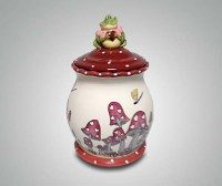 Банка «Влюблённые лягушки» - фото