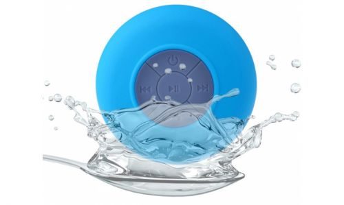 Беспроводной водонепроницаемый Bluetooth динамик желтый - фото