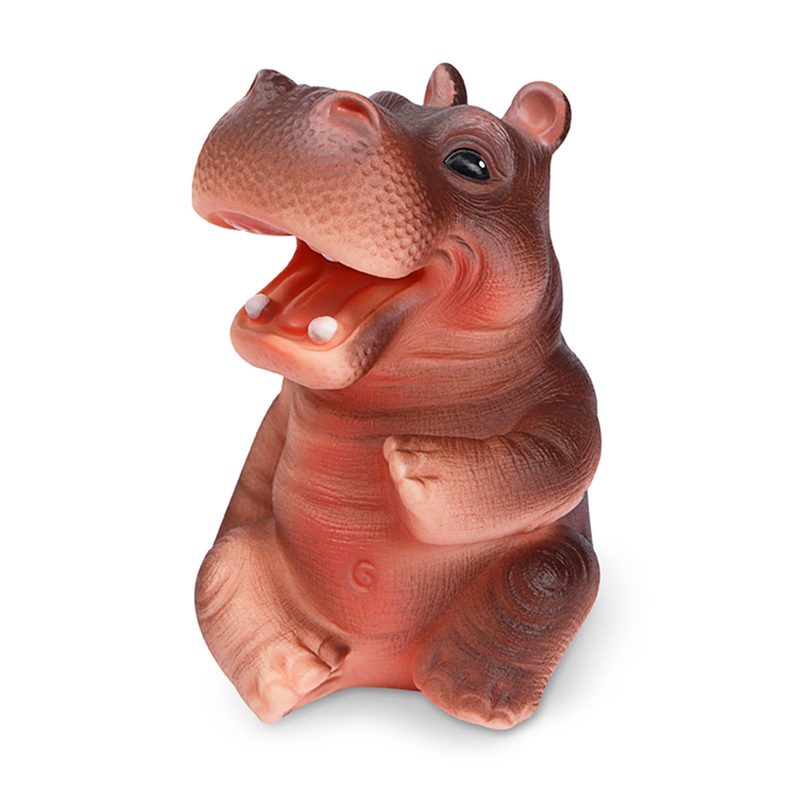 Резиновая игрушка Бегемотик Тоша 11 см - фото