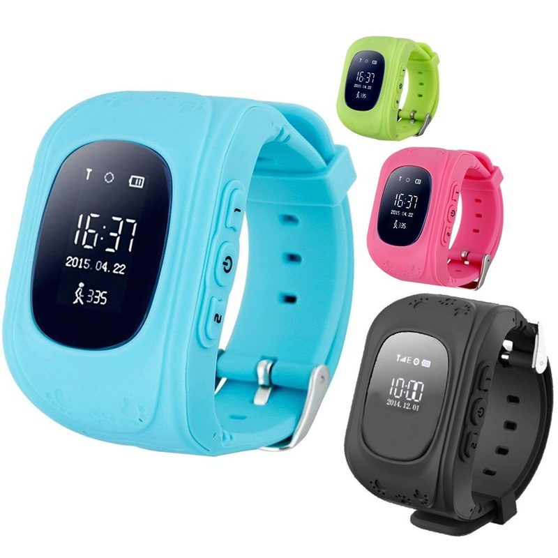 Детские часы с GPS трекером Smart Baby Watch Q50 - Черный - фото