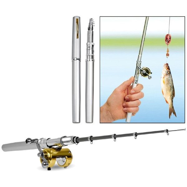 Карманная удочка-ручка FISHING ROD IN PEN CASE - фото