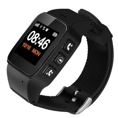 Детские часы с GPS трекером Smart Baby Watch D99+ -  Черный - фото