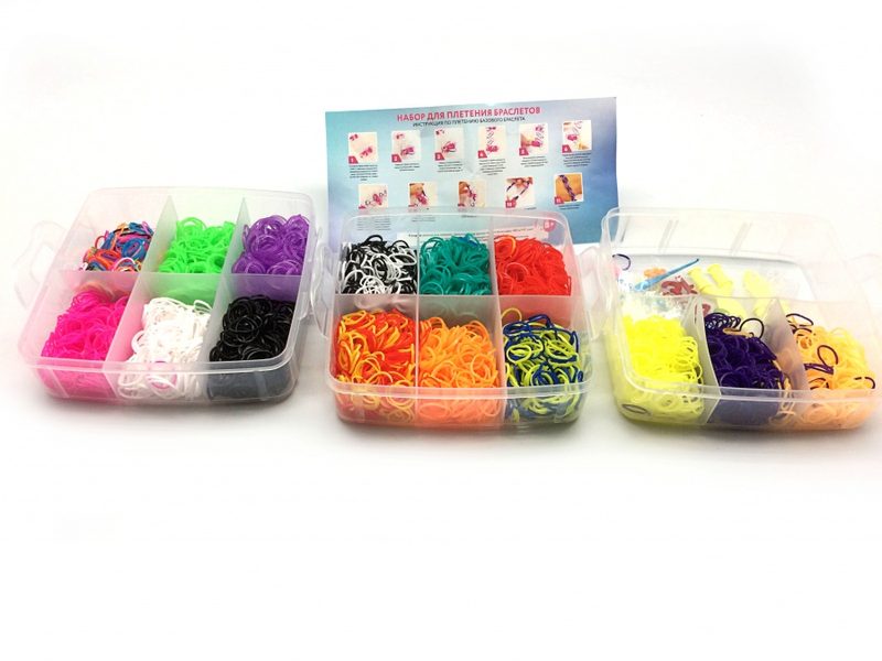 Набор для плетения Loom Bands 3200 profi - фото