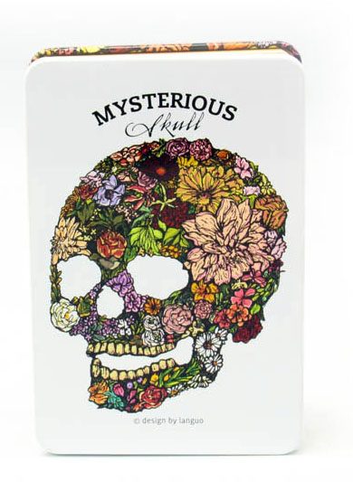 Креативбук с жестянной обложкой Mysterious (Skull) - фото