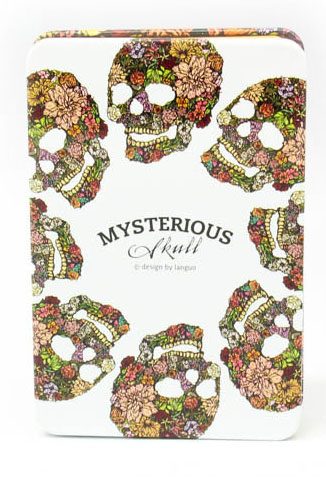 Креативбук с жестянной обложкой Mysterious (Skull party) - фото