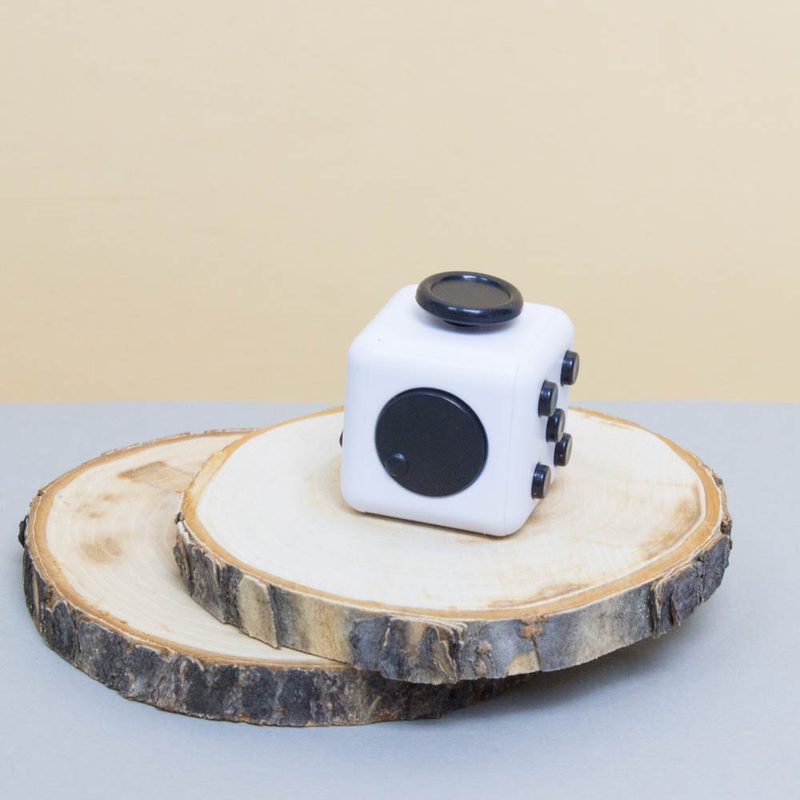 Кубик антистресс Fidget Cube (Бело-черный) - фото