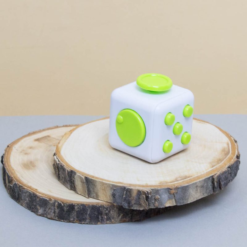 Кубик антистресс Fidget Cube (Бело-зеленый) - фото