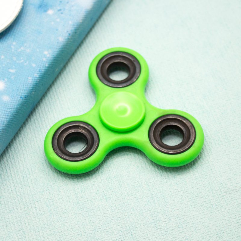 Fidget Spinner Iron Black (Оливковый) - фото