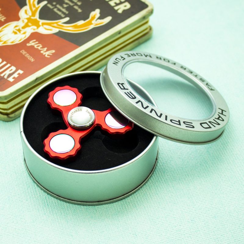 Hand spinner PRO STARS red - фото