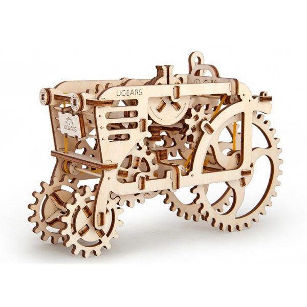 Деревянный конструктор Ugears Трактор - фото