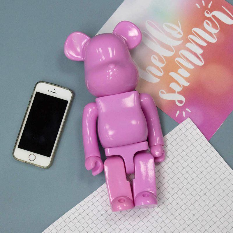 Bearbrick Color (розовый) - фото