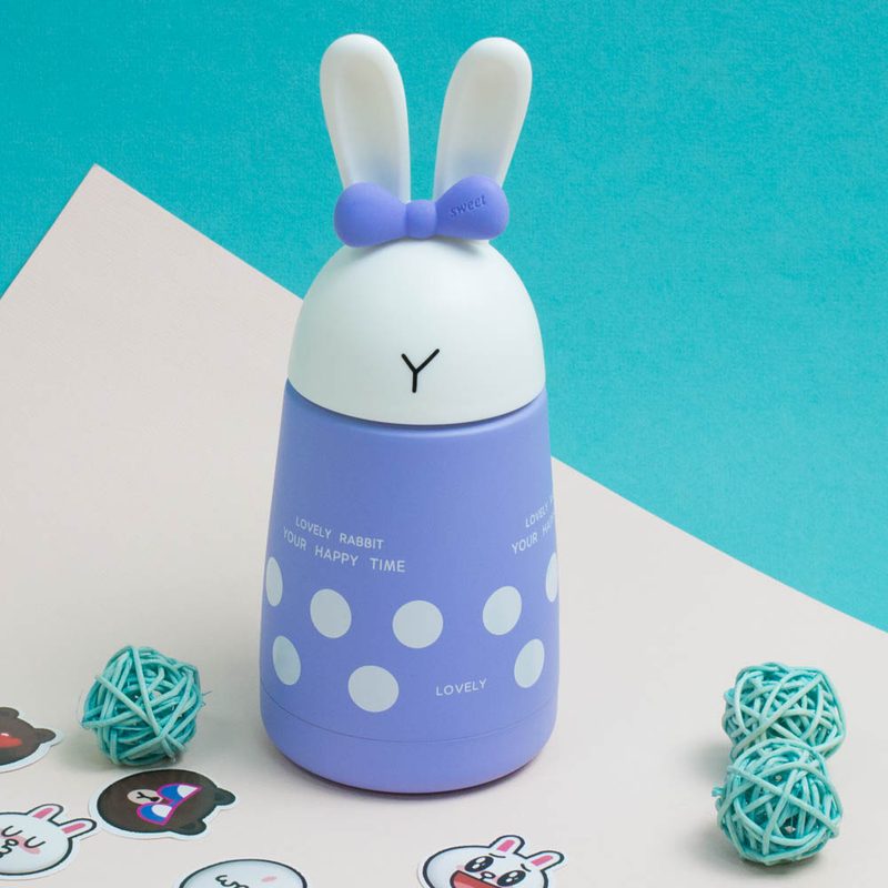 Термокружка Bunny (синий) - фото