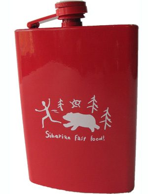 Фляжка металлическая Siberian fast food - фото