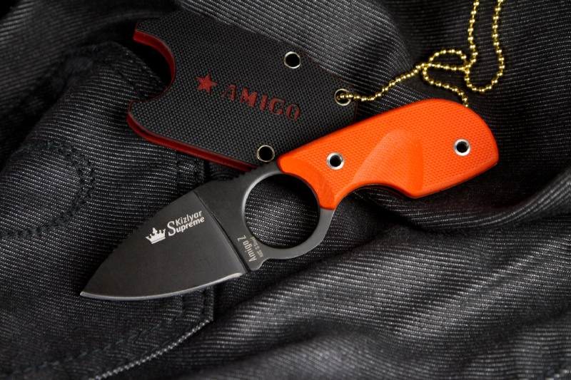 Нож Kizlyar Supreme Amigo Z Orange AUS-8 - фото