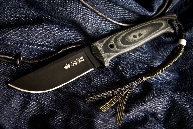 Нож Kizlyar Supreme Nikki Black Aus-8 - фото