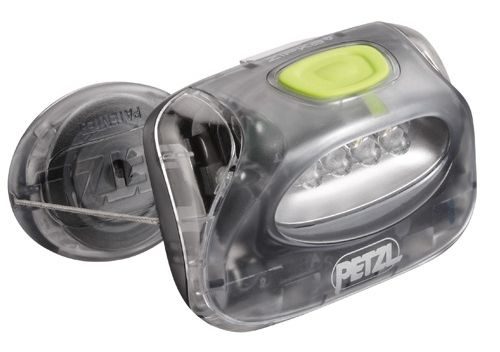Налобный фонарь Petzl Zipka серый - фото