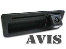 CCD штатная камера заднего вида AVIS AVS321CPR для PORSCHE CAYENNE(#003) (интегрированная с ручкой багажника) - фото