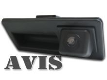 CCD штатная камера заднего вида AVIS AVS321CPR для VOLKSWAGEN JETTA VI (2011-...) / PASSAT / TIGUAN (2008-...) / TOUAREG II (2010-...) / TOURAN (2010-...) (#003)(с ручкой багажника) - фото