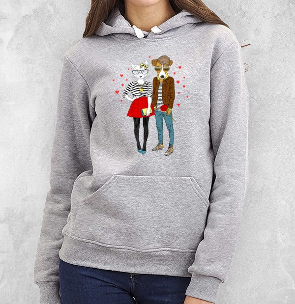 Кошка и пес - фото