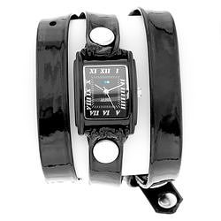 Simple Wrap Black Patent - фото