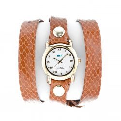 Simple Caramel Snake Gold Round - фото