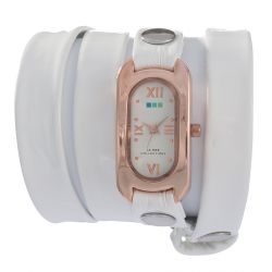 Soho White Patent Rose Gold Case - фото