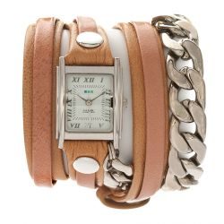 Chain Malibu Camel-Shiny Nude/Silver - фото
