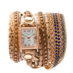 Crystal Roman Sapphire Creme Brown Snake - фото