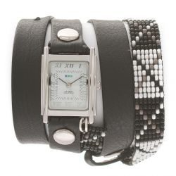 Guatemala Beaded Black- Black X -Silver - фото