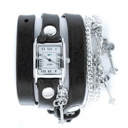 Charm Keys Black Silver - фото