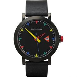 Mech-Automatik Lederband 60 Schwarz - фото