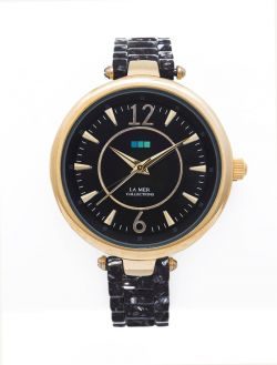 Sicily Acetate Black/Silver Gold Black Dial - фото