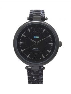 Sicily Acetate Black/Silver Gunmetal Black Dial - фото