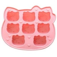 Форма для льда Hello Kitty розовая - фото