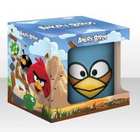 Кружка Angry birds: Голубая птица в коробке - фото