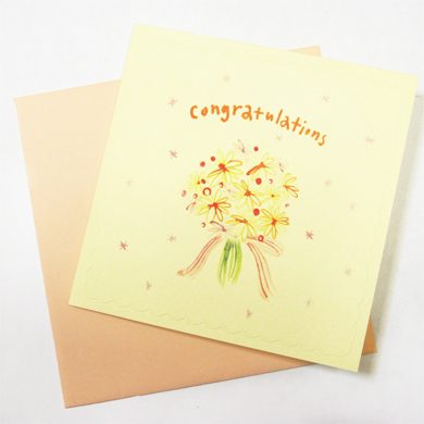 Открытка Congratulations. - фото